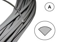 Сварочный пруток ПВХ-Н (твердый); профиль А; серый Сварочный пруток ПВХ-Н (твердый); профиль А; серый