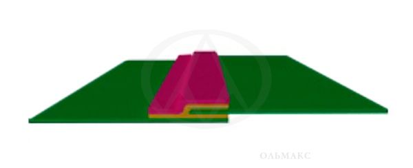 Форма места соединения: внахлест с односторонней герметизацией шва forma_mesta_soedineniya_vnahlest_s_odnostoronnej_germetizaciej_shva.jpg