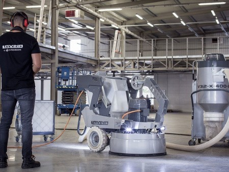 Шлифовально-полировальная машина на дистанционном управлении Lavina® 32REU ELIT, применение