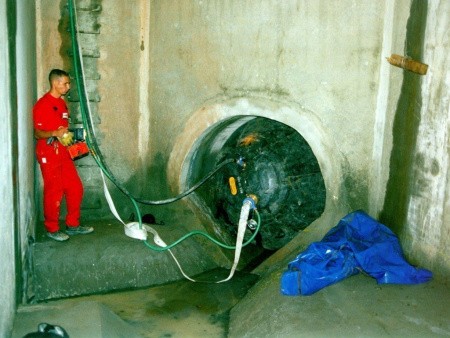 Пневматическое заглушающее перекрытие LAMPE для нефт.,  500-1400 со спецуплотнением Пневматическое заглушающее перекрытие LAMPE для нефт.,  500-1400 со спецуплотнением